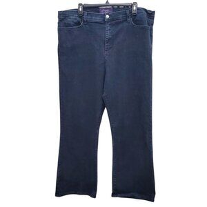 Not Your Daughter's Jeans NYDJ Woman's Dark Wash Bootcut Jeans Plus Size 22W